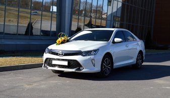 Машина на свадьбу Toyota Camry № A5768, белый