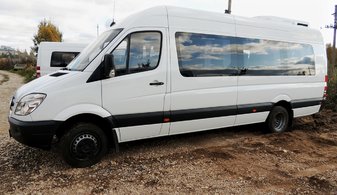 Транспорт для гостей Mercedes-Benz Sprinter Super № A5775, белый
