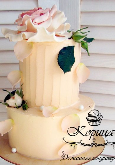 Торт на свадьбу К116863 - Компания Кондитерская студия Корица