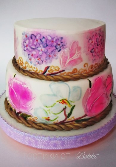 Торт на свадьбу Т125359 - Компания Тортики от Bekki
