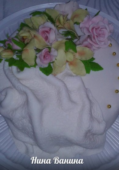 Торт на свадьбу Е59229 - Домашняя кондитерская Елизавета