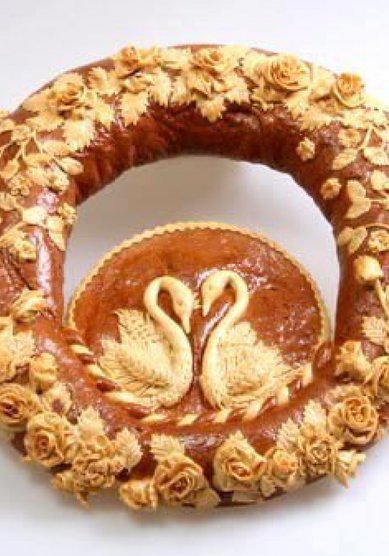 Торт на свадьбу Е59245 - Домашняя кондитерская Елизавета