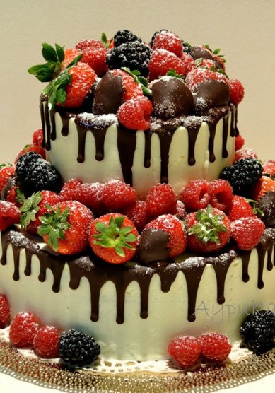 Свадебный торт А59280 - Студия торта АУРИКА