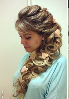 Cвадебная прическа Т16629 в греческом стиле