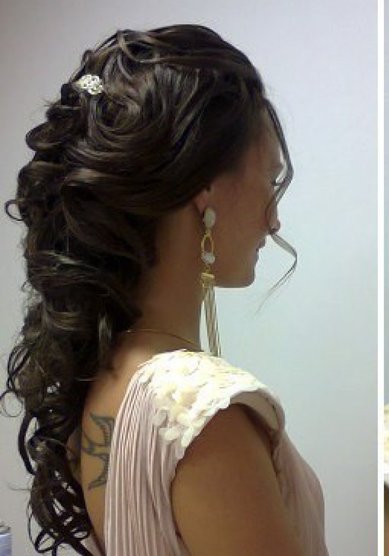 Прическа на свадьбу Т16640 - Стилист Татьяна Фролова