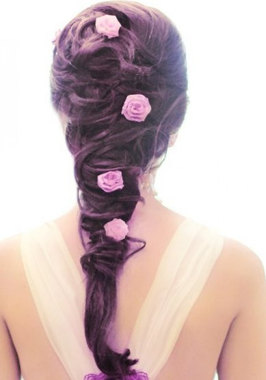 Прическа на свадьбу А16660 - Парикмахер-стилист Анастасия Глотова