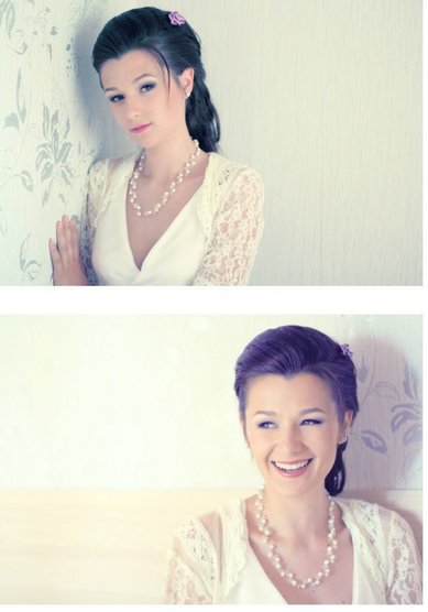 Свадебная прическа А16663 - Парикмахер-стилист Анастасия Глотова