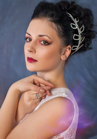 Свадебная прическа А16665 - Парикмахер-стилист Анастасия Глотова