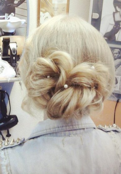 Прическа на свадьбу А16666 - Парикмахер-стилист Анастасия Глотова