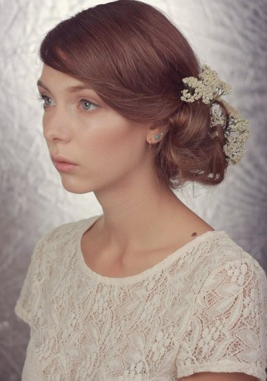 Прическа на свадьбу А16668 - Парикмахер-стилист Анастасия Глотова