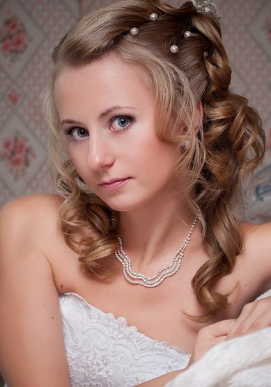 Свадебная прическа Л16691 - Стилист-визажист Любовь Попова