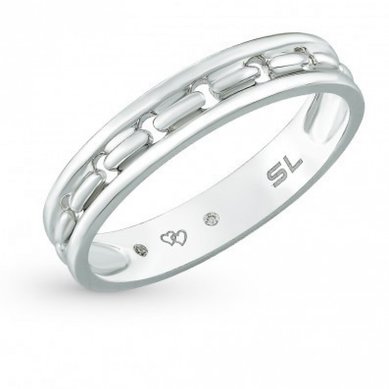 Обручальное кольцо S6669 - Ювелирный гипермаркет SUNLIGHT