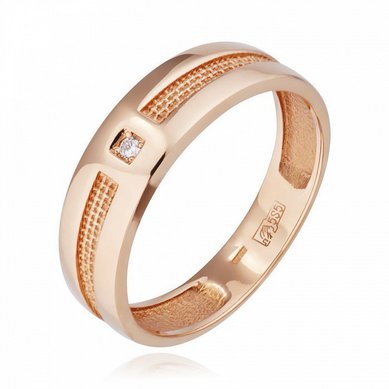Обручальное кольцо 56678 - Сеть ювелирных магазинов 585