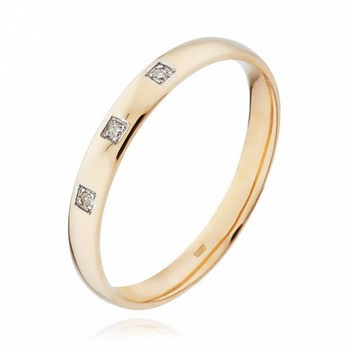 Обручальное кольцо 56686 - Сеть ювелирных магазинов 585
