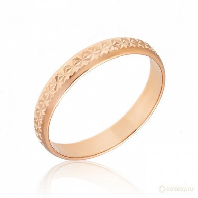 Обручальное кольцо 56688 - Сеть ювелирных магазинов 585