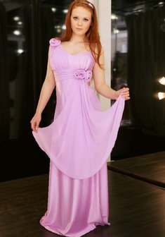 Вечернее платье С44741. В греческом стиле, длинное без шлейфа.