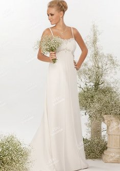 Свадебное платье Ф44759. В греческом стиле, длинное со шлейфом.