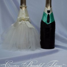 Украшения на бутылки C59106