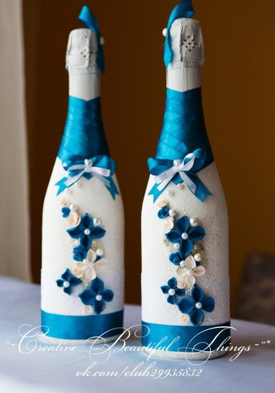 Украшения для бутылок C59098 - Свадебные аксессуары Creative Beautiful Things